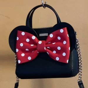 kate spade minnie mouse satchel, crossbody, small